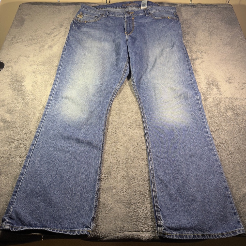 Cinch Carter Mens Jeans 40x34 Blue Medium Wash Relaxed Straight MB98134001